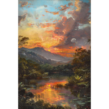 Old Landscape Canvas